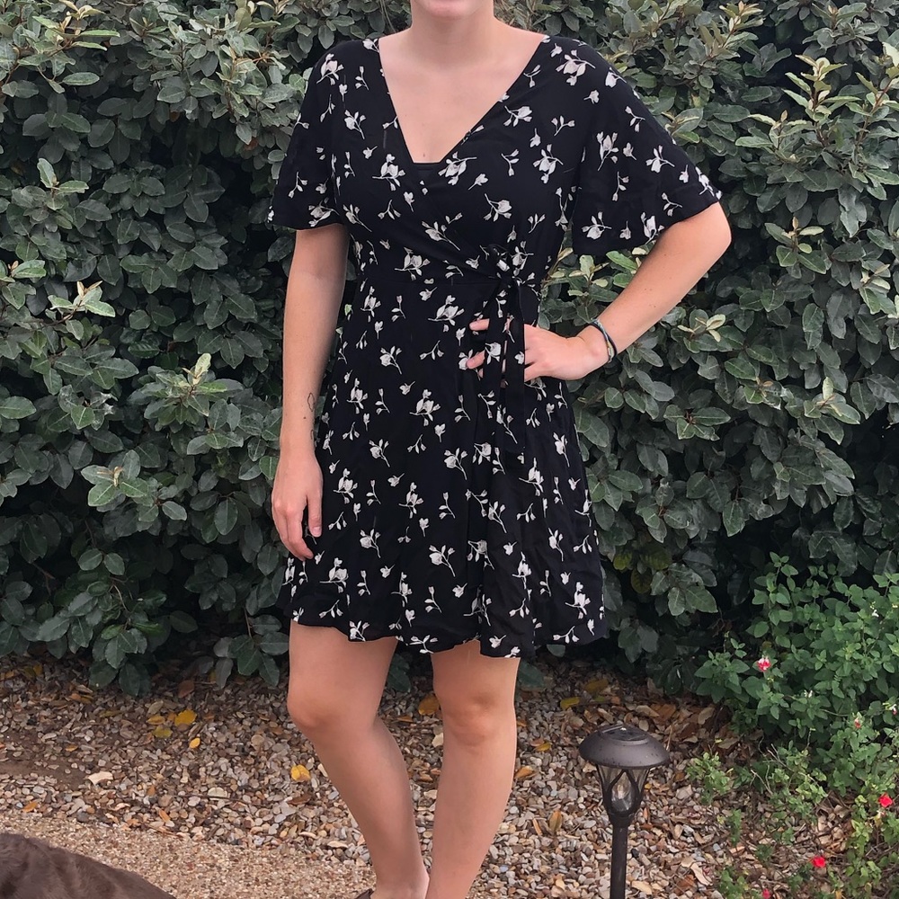 Target Black Floral Dress